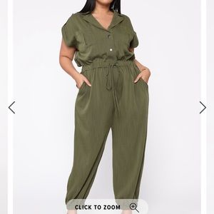Fashion Nova “Mariel Utility Jumpsuit”